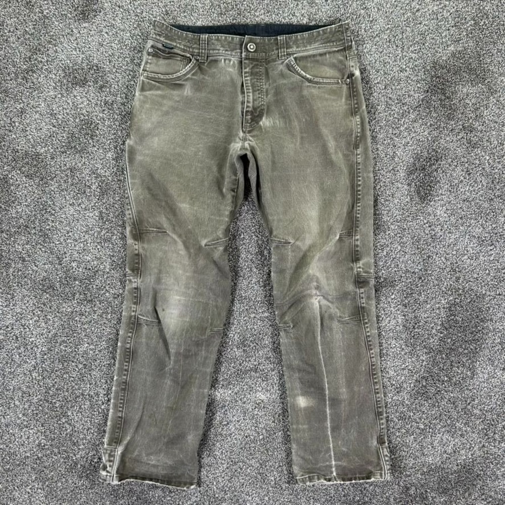 Kuhl Rydr Pants‎ Mens 34x30 Ergonomic Design Articulated Knees Taupe Casual Hike